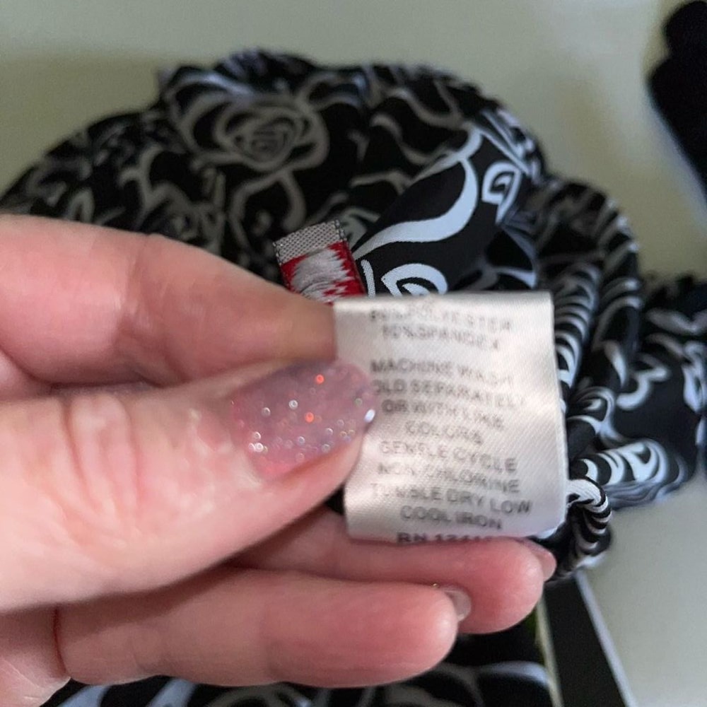 Annabelle black & white‎ floral pattern dress small - Picture 6 of 6